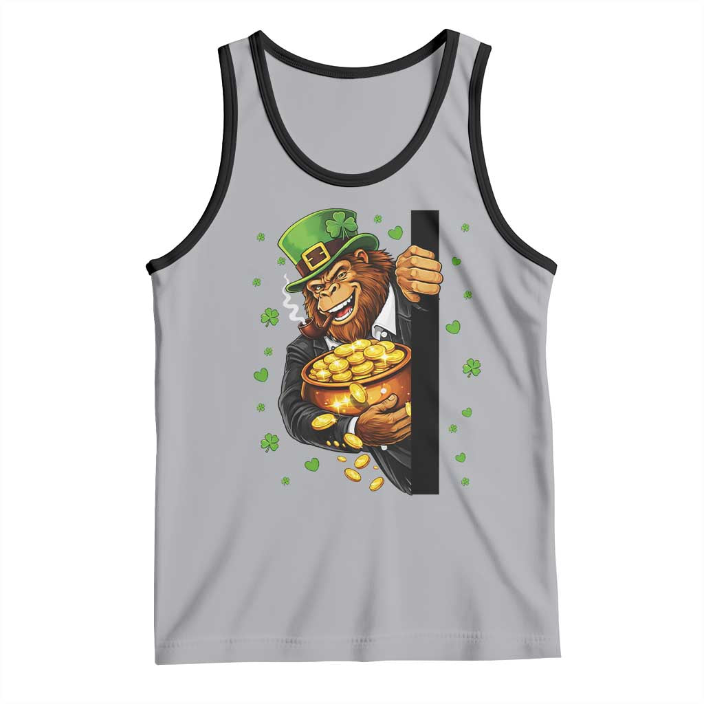 Funny St Patricks Day Bigfoot Tank Top Irish Revelry Gift