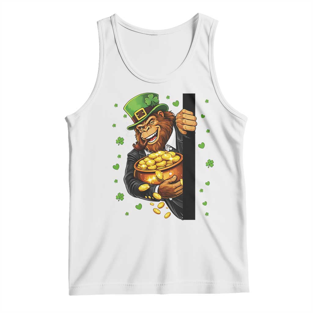 Funny St Patricks Day Bigfoot Tank Top Irish Revelry Gift