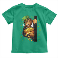 Funny St Patricks Day Bigfoot Toddler T Shirt Irish Revelry Gift
