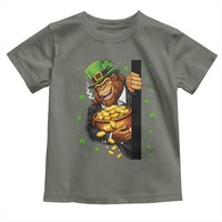 Funny St Patricks Day Bigfoot Toddler T Shirt Irish Revelry Gift