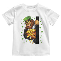 Funny St Patricks Day Bigfoot Toddler T Shirt Irish Revelry Gift