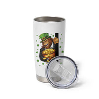 Funny St Patricks Day Bigfoot Tumbler Cup Irish Revelry Gift