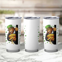 Funny St Patricks Day Bigfoot Tumbler Cup Irish Revelry Gift