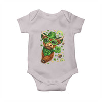 Funny Irish Highland Cow Baby Onesie St Patricks Day Gift