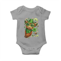 Funny Irish Highland Cow Baby Onesie St Patricks Day Gift
