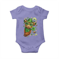 Funny Irish Highland Cow Baby Onesie St Patricks Day Gift