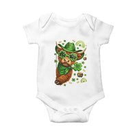 Funny Irish Highland Cow Baby Onesie St Patricks Day Gift