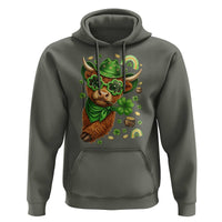 Funny Irish Highland Cow Hoodie St Patricks Day Gift