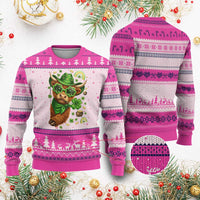 Funny Irish Highland Cow Ugly Christmas Sweater St Patricks Day Gift