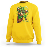 Funny Irish Highland Cow Sweatshirt St Patricks Day Gift