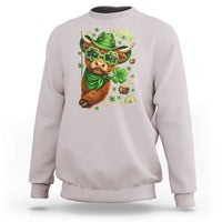 Funny Irish Highland Cow Sweatshirt St Patricks Day Gift