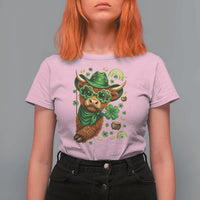 Funny Irish Highland Cow T Shirt For Women St Patricks Day Gift