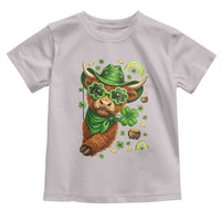 Funny Irish Highland Cow Toddler T Shirt St Patricks Day Gift