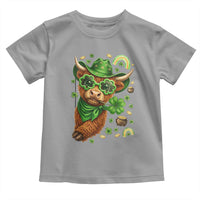 Funny Irish Highland Cow Toddler T Shirt St Patricks Day Gift