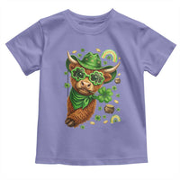 Funny Irish Highland Cow Toddler T Shirt St Patricks Day Gift