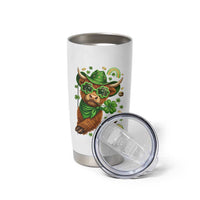 Funny Irish Highland Cow Tumbler Cup St Patricks Day Gift