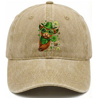 Funny Irish Highland Cow Washed Cotton Baseball Cap St Patricks Day Gift