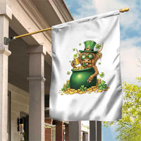 Funny Highland Cow St Patricks Day Garden Flag Farm Lover Gift
