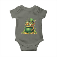 Funny Highland Cow St Patricks Day Baby Onesie Farm Lover Gift