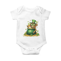 Funny Highland Cow St Patricks Day Baby Onesie Farm Lover Gift