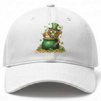Funny Highland Cow St Patricks Day Baseball Cap Farm Lover Gift