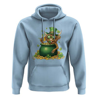 Funny Highland Cow St Patricks Day Hoodie Farm Lover Gift