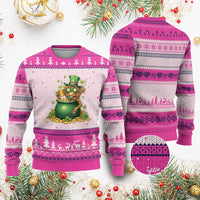Funny Highland Cow St Patricks Day Ugly Christmas Sweater Farm Lover Gift