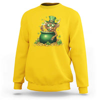 Funny Highland Cow St Patricks Day Sweatshirt Farm Lover Gift