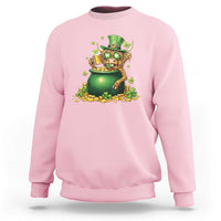 Funny Highland Cow St Patricks Day Sweatshirt Farm Lover Gift
