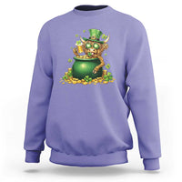 Funny Highland Cow St Patricks Day Sweatshirt Farm Lover Gift