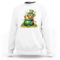 Funny Highland Cow St Patricks Day Sweatshirt Farm Lover Gift