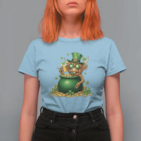 Funny Highland Cow St Patricks Day T Shirt For Women Farm Lover Gift