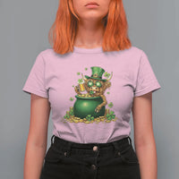 Funny Highland Cow St Patricks Day T Shirt For Women Farm Lover Gift
