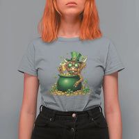 Funny Highland Cow St Patricks Day T Shirt For Women Farm Lover Gift