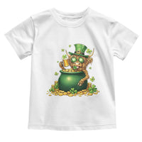 Funny Highland Cow St Patricks Day Toddler T Shirt Farm Lover Gift