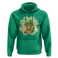 Funny Irish Highland Cow Shamrock Holiday Gift Hoodie