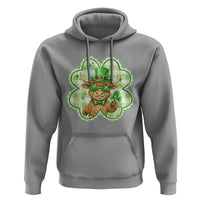 Funny Irish Highland Cow Shamrock Holiday Gift Hoodie