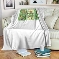 Vintage Highland Cow St Patricks Day Throw Blanket Farm Lover Gift