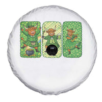 Vintage Highland Cow St Patricks Day Spare Tire Cover Farm Lover Gift
