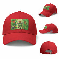 Vintage Highland Cow St Patricks Day Baseball Cap Farm Lover Gift