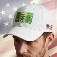 Vintage Highland Cow St Patricks Day Baseball Cap Farm Lover Gift