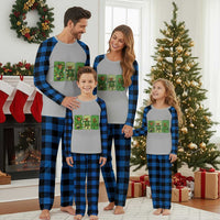 Vintage Highland Cow St Patricks Day Plaid Pajama Set Farm Lover Gift