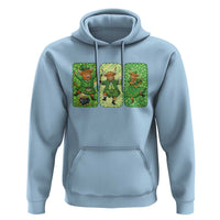 Vintage Highland Cow St Patricks Day Hoodie Farm Lover Gift