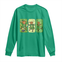 Vintage Highland Cow St Patricks Day Long Sleeve Shirt Farm Lover Gift