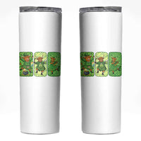 Vintage Highland Cow St Patricks Day Skinny Tumbler Farm Lover Gift