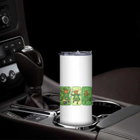 Vintage Highland Cow St Patricks Day Skinny Tumbler Farm Lover Gift