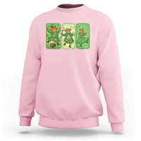 Vintage Highland Cow St Patricks Day Sweatshirt Farm Lover Gift