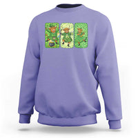 Vintage Highland Cow St Patricks Day Sweatshirt Farm Lover Gift