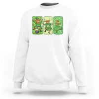 Vintage Highland Cow St Patricks Day Sweatshirt Farm Lover Gift