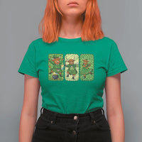 Vintage Highland Cow St Patricks Day T Shirt For Women Farm Lover Gift